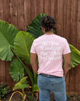 Lost Hearts Script Tee (Pink/White