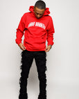 Legendary Curve Logo Hoodie (Red/White)