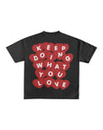 Love Tee (Black/Red)