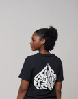 Legendary Curve Logo Tee (Black/White)