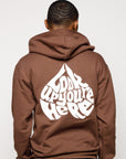Legendary Curve Logo Hoodie (Brown/White)