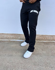 Lost Hearts Flair Pants (Black/White)