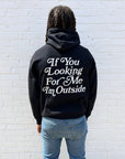 Script Hoodie Black/White