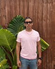 Lost Hearts Script Tee (Pink/White