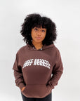 Legendary Curve Logo Hoodie (Brown/White)
