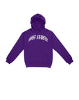 Premium Curve Logo Hoodie (Purple/White)