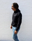 Script Hoodie Black/White