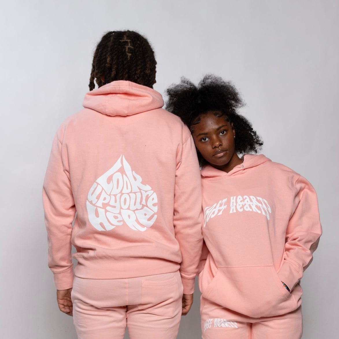 Curve Logo Joggers (Pink/White)
