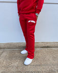 Lost Hearts Flair Pants (Red/White)