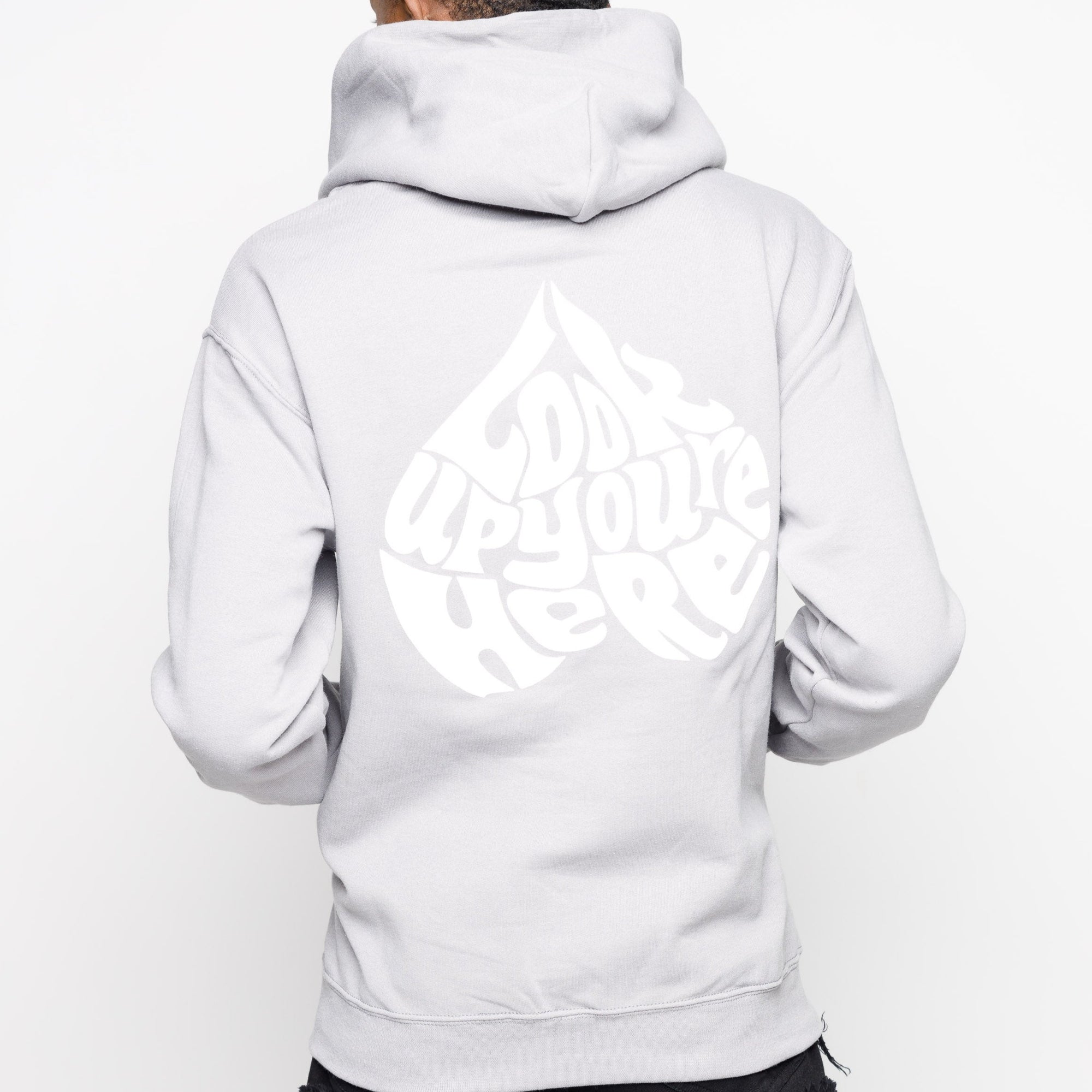 Legendary Curve Logo Hoodie (Rock/White)