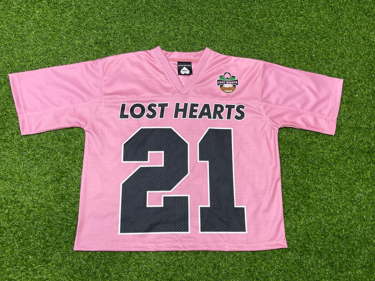 Lost Hearts Jersey Pink/Black