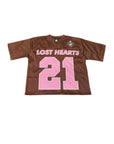 Lost Hearts Jersey Brown/Pink